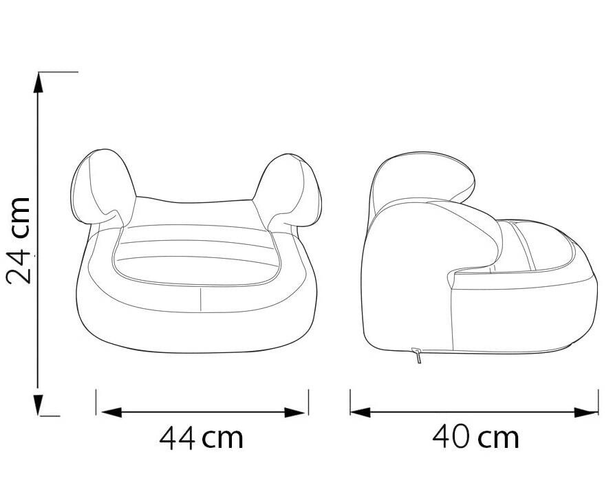 ComfyMax Premium 15-36Kg Oto Koltuğu Yükseltici - Black