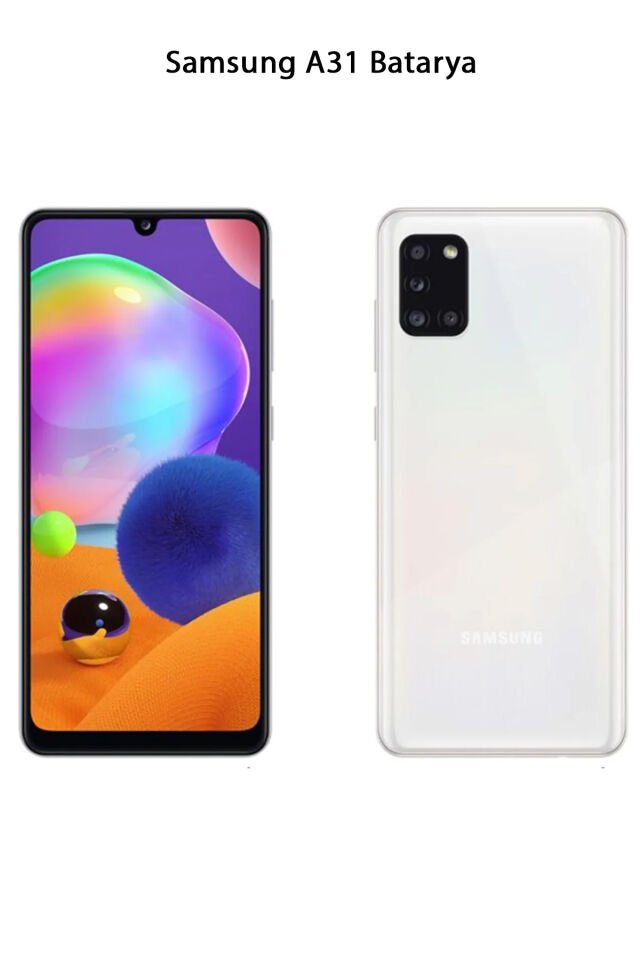 Samsung A31 Telefonlarla Uyumlu Batarya 5000 mAh