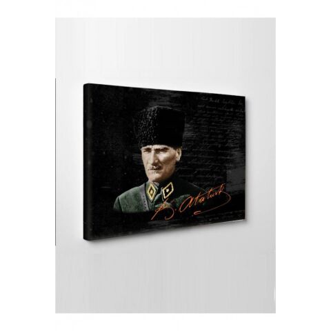 Kanvas Tablo Atatürk Led Işıklı