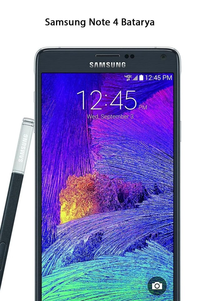 Samsung Note 4 Telefonlarla Uyumlu Batarya 3220 mAh