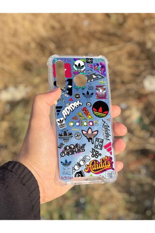 Samsung Galaxy A30 Uyumlu Aynalı Renkli Desenli Darbe Kamera Korumalı Silikon Telefon Kılıfı