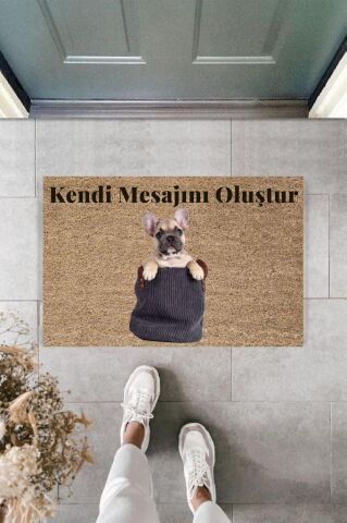 Dijital Baskı Kişiye Özel İç Kapı Dekorasyon Paspas  PS11216