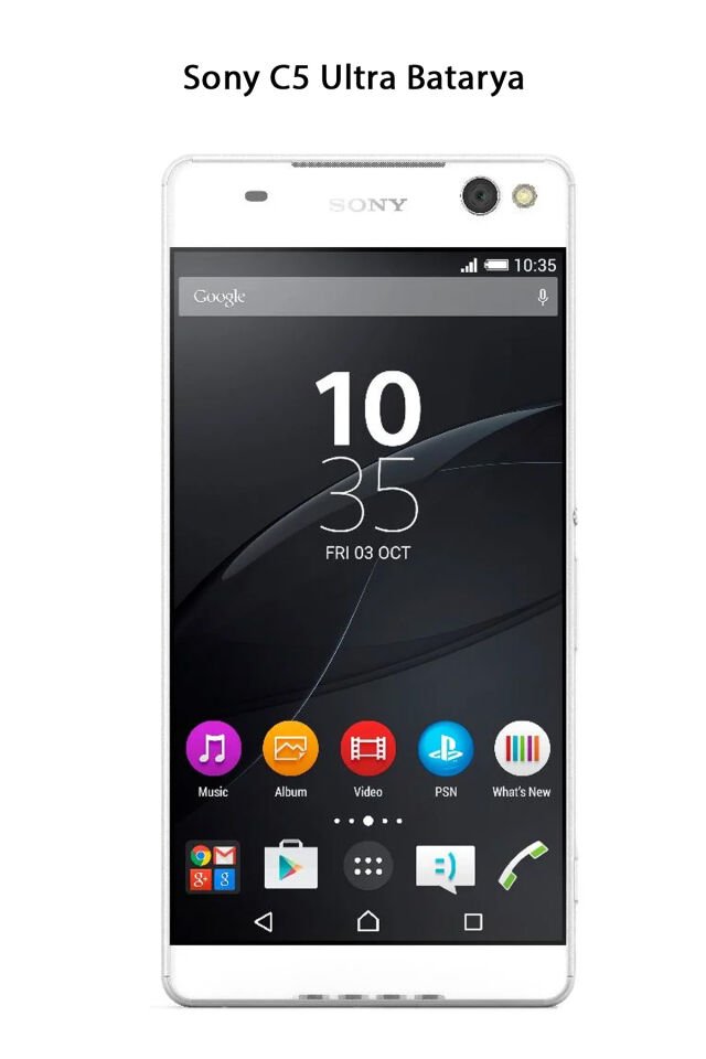 Sony Xperia C5 Ultra Telefonlarla Uyumlu Batarya 2930 mAh