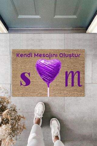 Dijital Baskı Kişiye Özel İç Kapı Dekorasyon Paspas  PS11230