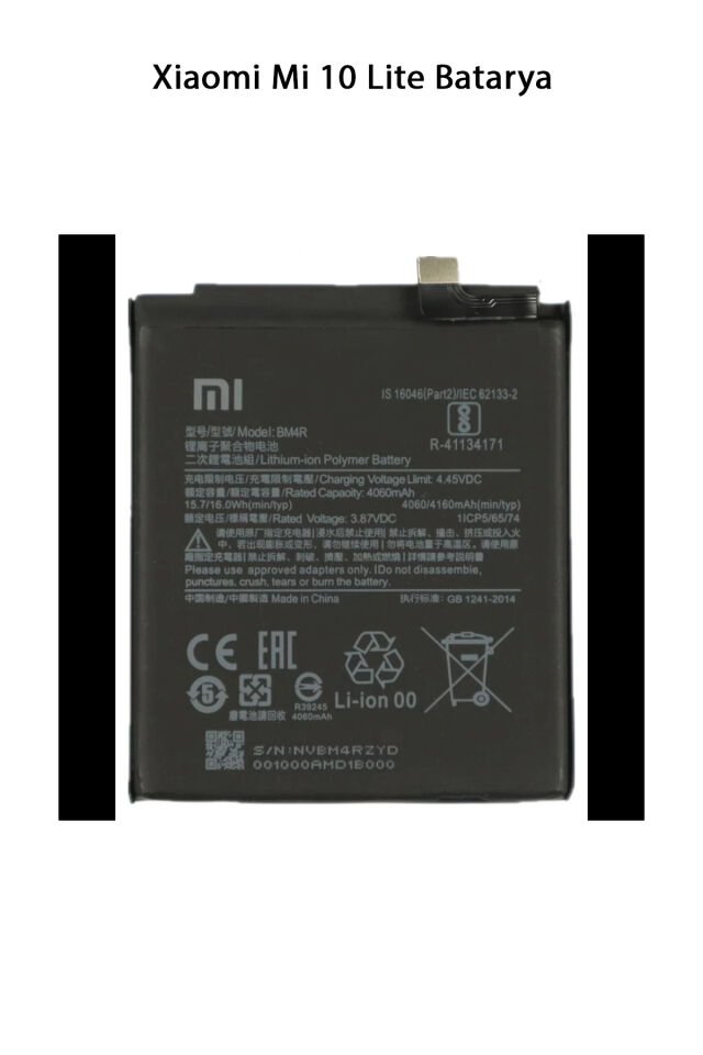 Xiaomi Mi 10 Lite Telefonlarla Uyumlu Batarya 4160 mAh