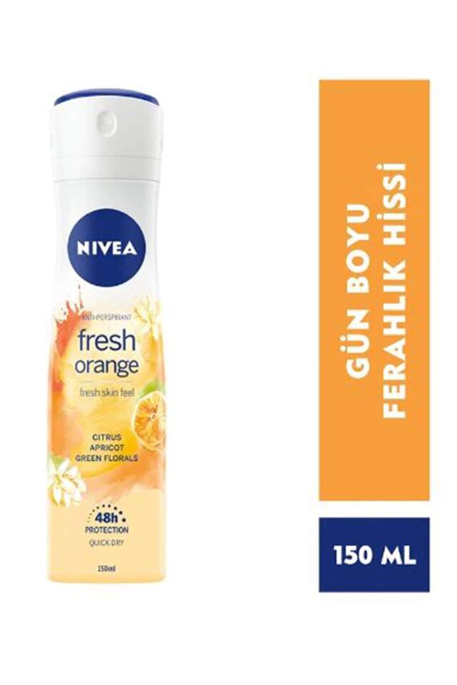 2 Adet Fresh Orange Kadın Deodorant Sprey 150 ml