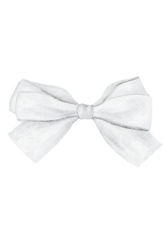 Saten Kurdele 6 cm Beyaz 2 Metre