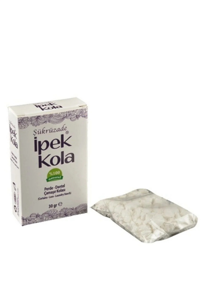 İpek Kola Perde Dantel Kolası 30 Gr Doğal