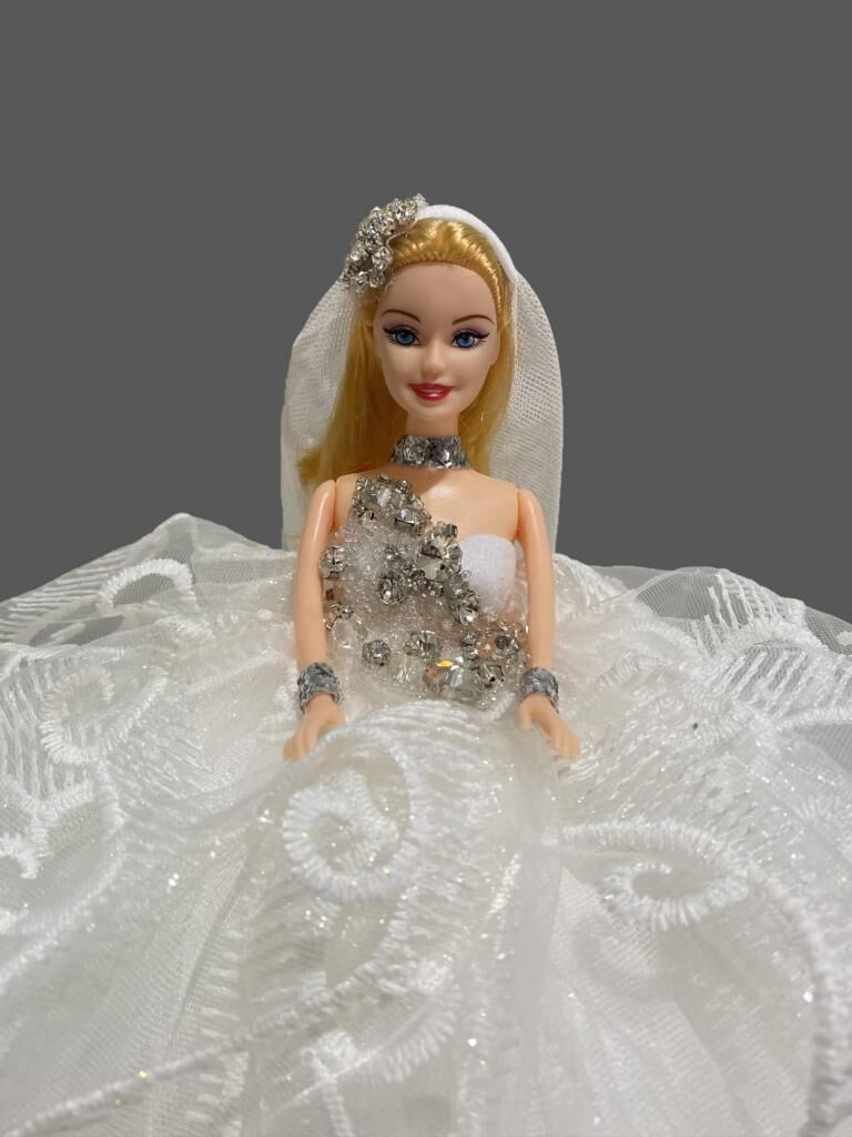 Gelinlikli Oyuncak Bebek 25 cm Özel ve El Yapımı