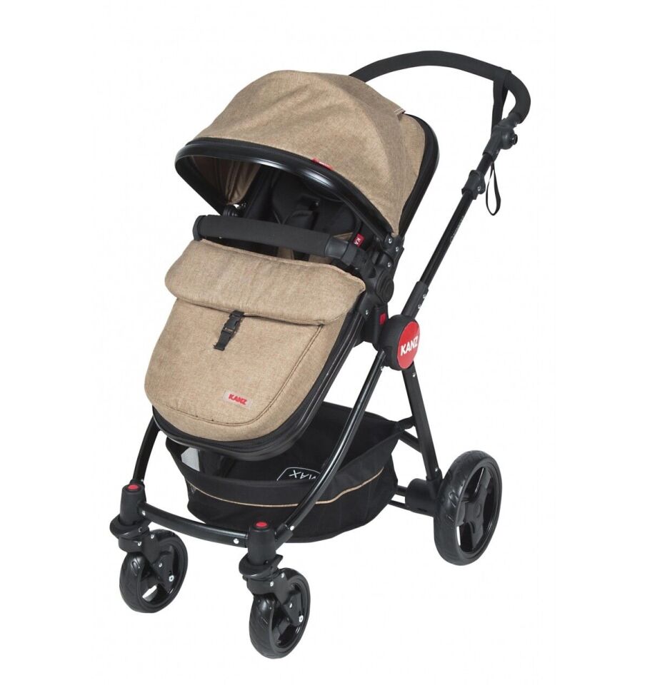 Kanz KZ4010 Cameron Travel Sistem Bebek Arabası - Bej