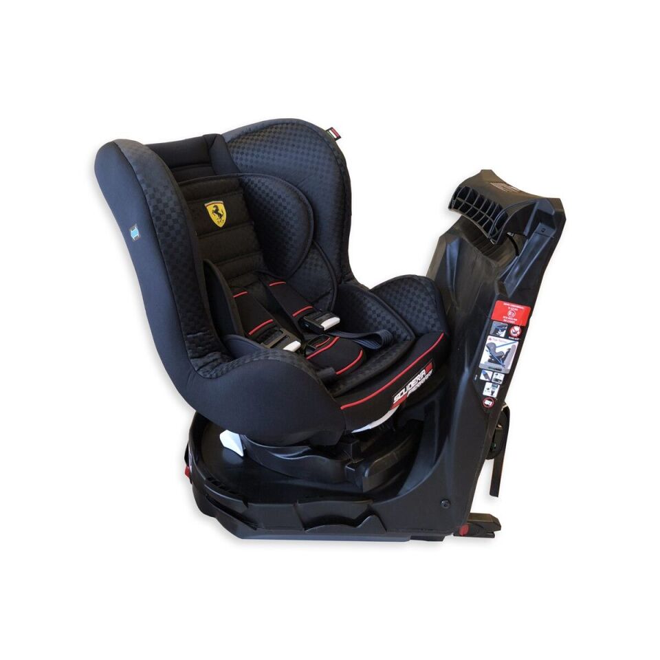 Ferrari Titan Isofixli 0-25kg 360° Dönebilen Oto koltuğu - NERO