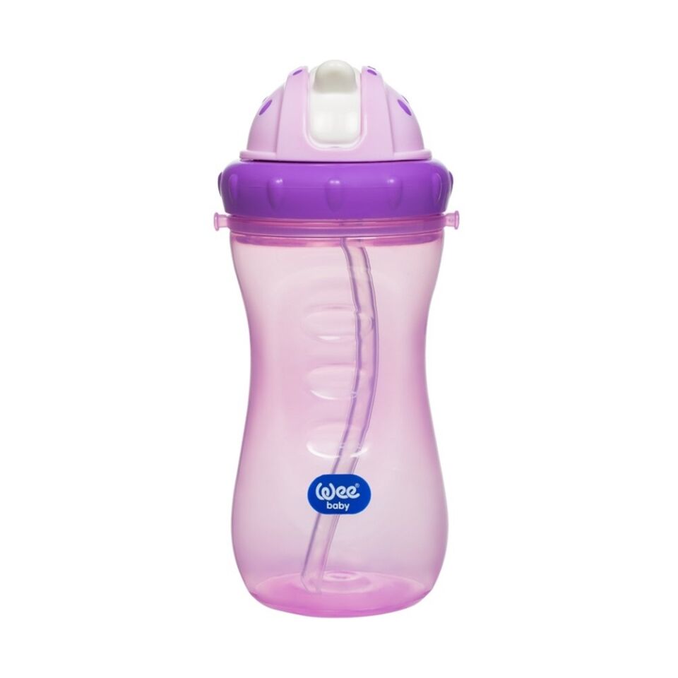 Wee Baby Pipetli Bardak 340 ml - Mor
