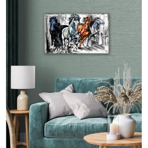 Kanvas Tablo Sanatsal  Güzel At - 70 x 100 cm