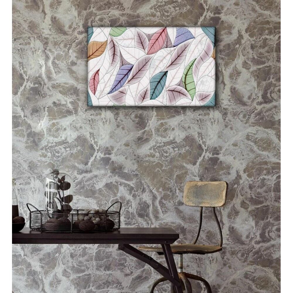 Kanvas Tablo Sanatsal Yaprak - 70 x 100 cm
