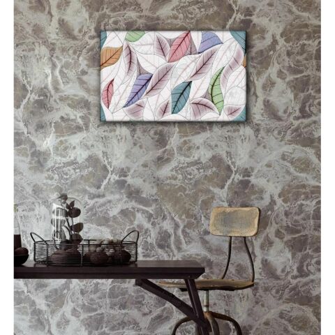 Kanvas Tablo Sanatsal Yaprak - 70 x 100 cm