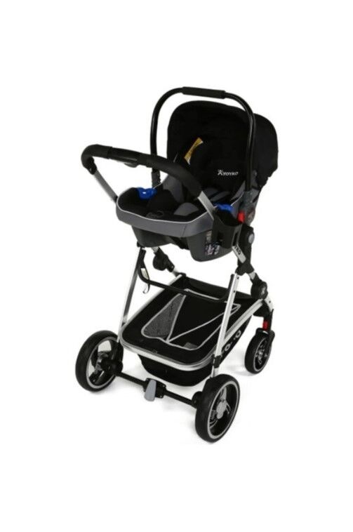 Yoyko City Seyahat Sistem Bebek Arabası 3 in 1 Siyah Silver