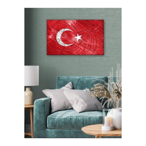 Kanvas Tablo Türk Bayrağı (Al Bayrak) - 70 x 100 cm