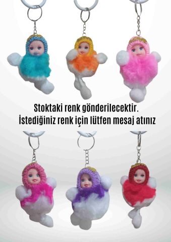 Anahtarlık Bebek Modeli Peluş - Şirin Tasarım