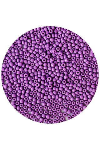 Mor Renk 4 mm Yaklaşık 660 adet / 60 gram Cam Boncuk Oya Yazma Bileklik ve Kolye