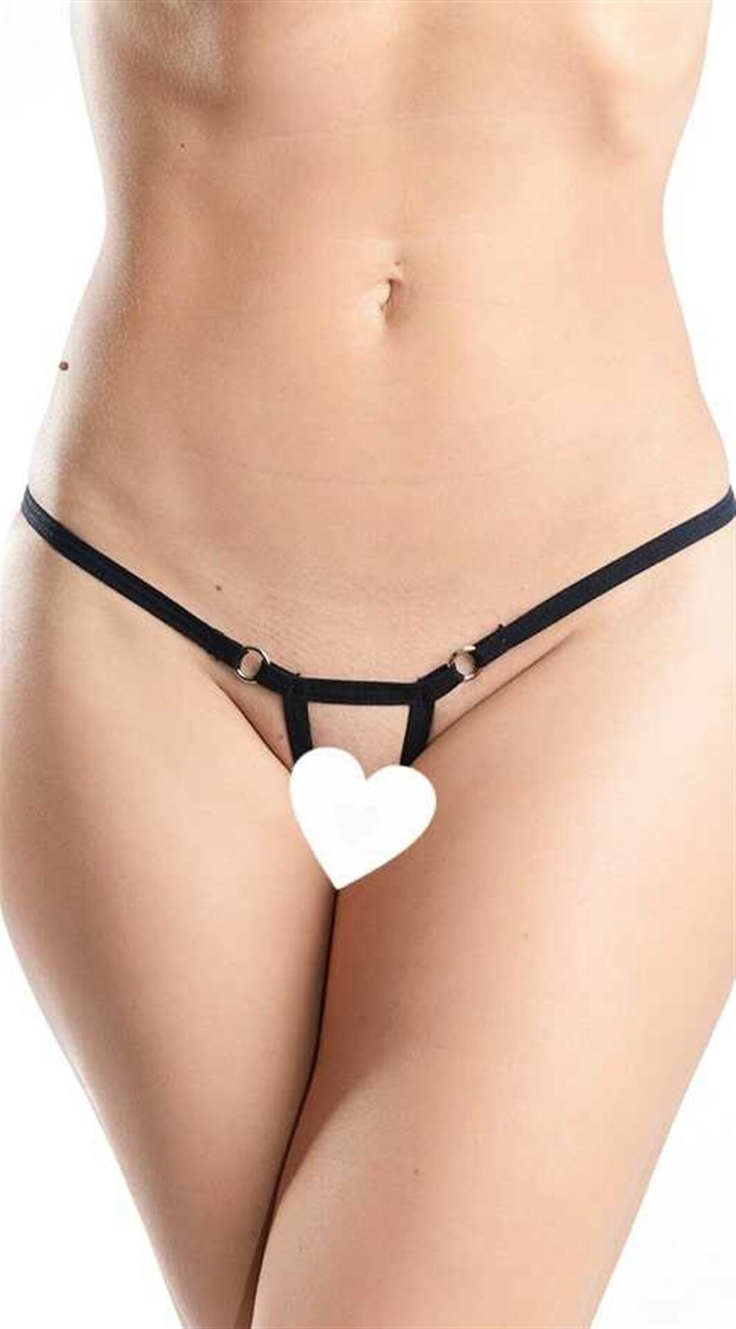 Parla Siyah Arası Açık Seksi Tanga TM1143
