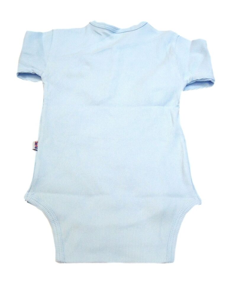 Sema Baby Uzun Kol Kaşkorse Badi (Body) - Mavi  12-18 Ay
