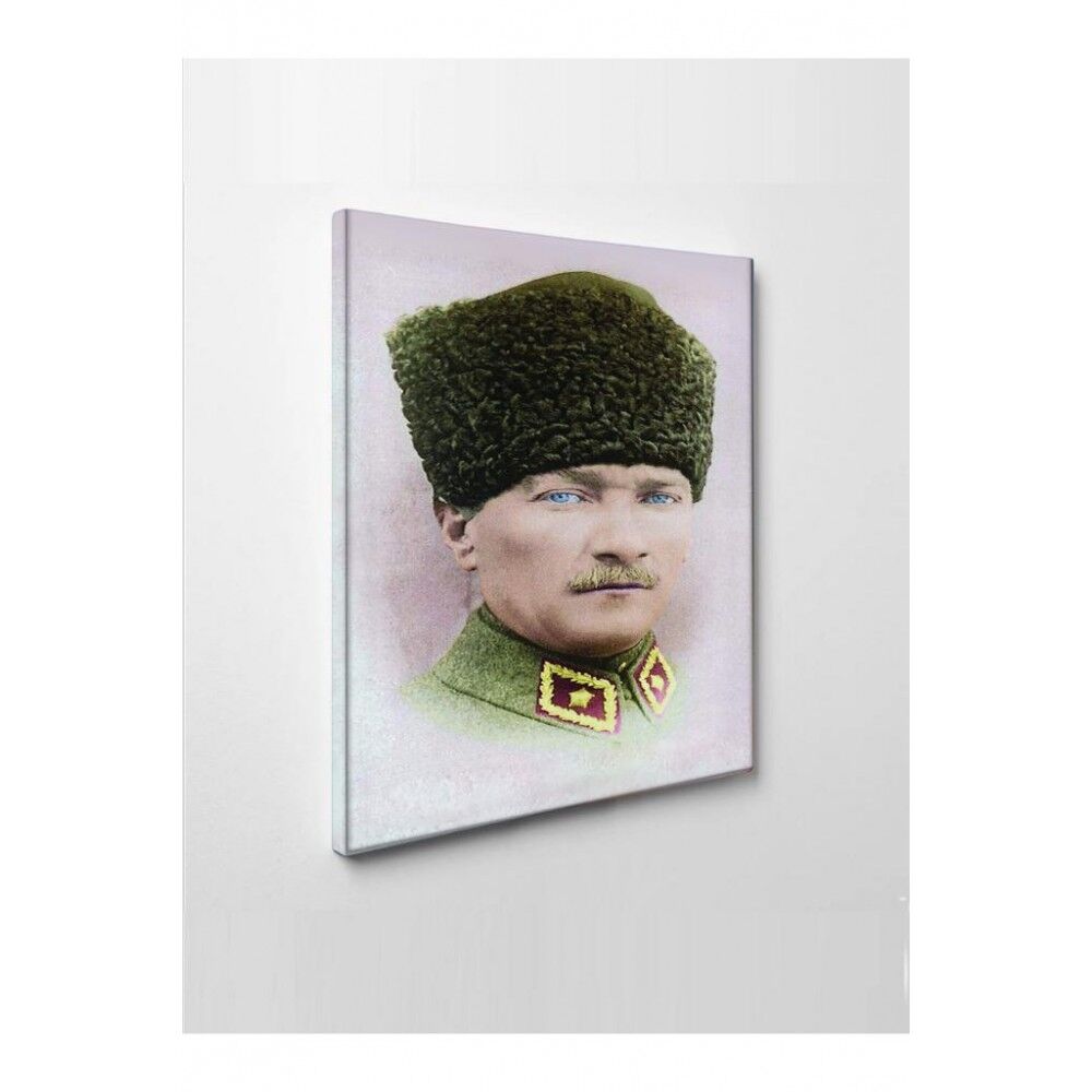 Kanvas Tablo Atatürk   (EvOfis ) Led Işıklı - 70 x 100 cm