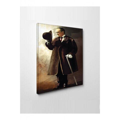 Kanvas Tablo Atatürk (EvOfis ) Led Işıklı - 70 x 100 cm