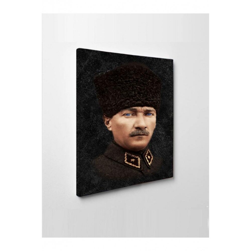 Kanvas Tablo Atatürk Led Işıklı - 70 x 100 cm