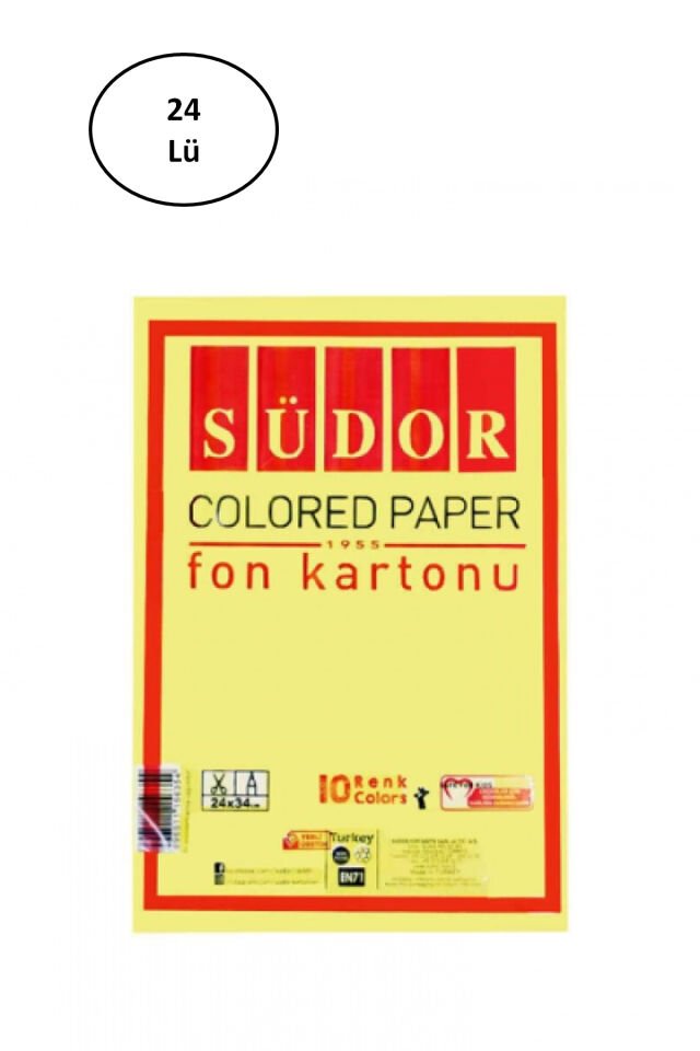 Südor Fon Kartonu 24X34 10 lu 100 gram