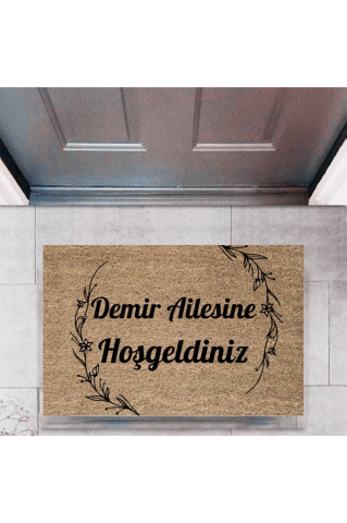 Kapı Önü Paspası Dekoratif Dijital Baskı Kişiye Özel P-2311