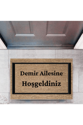 Kapı Önü Paspası Dekoratif Dijital Baskı Kişiye Özel P-2314