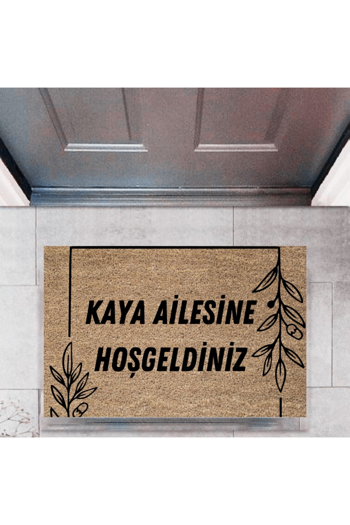 Kapı Önü Paspası Dekoratif Dijital Baskı Kişiye Özel P-2320