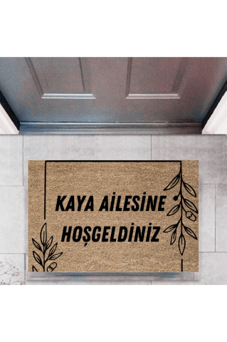 Kapı Önü Paspası Dekoratif Dijital Baskı Kişiye Özel P-2320