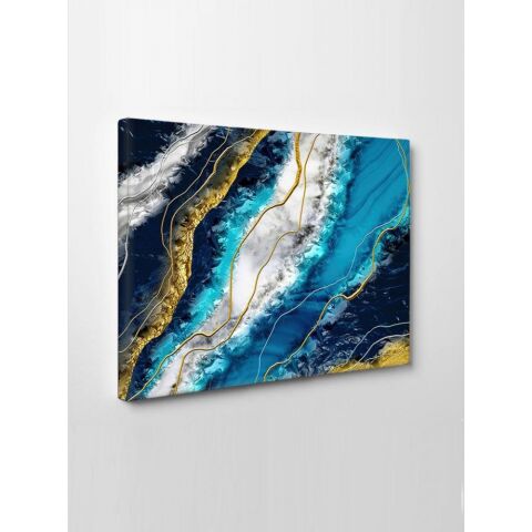 Kanvas Tablo Dekoratif Soyut Led Işıklı - 70 x 100 cm